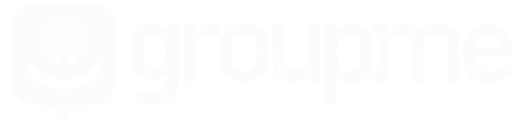 group me logo white